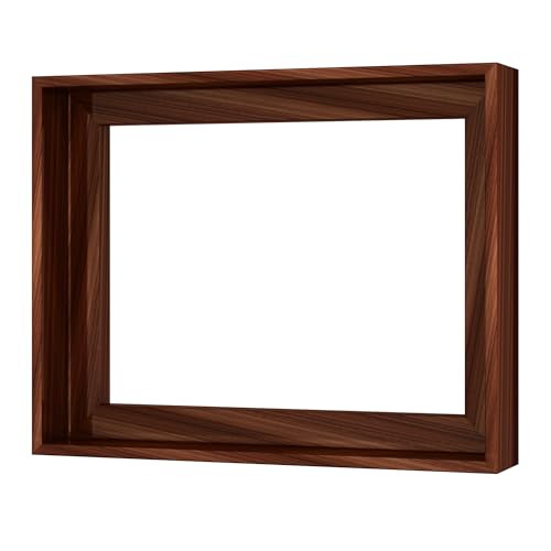 Dark Brown Canvas Floater Frame 24x36 for Stretched Art - B.B.F MAKE