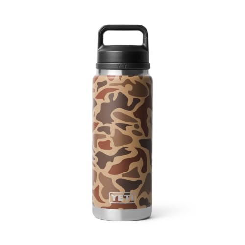 YETI Rambler 26 oz Bottle with Chug Cap - Wetlands Camo, Leakproof & Insulated
