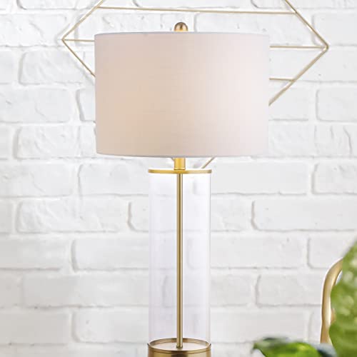 Glass and Brass Table Lamp - Clear/Brass Gold, 29.25 Inch by Jonathan Y (Variation of THIS listing)