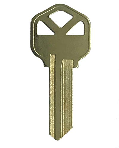 Kwikset Key Blanks Box 250 - Durable Brass Uncut Keys for Locksmiths