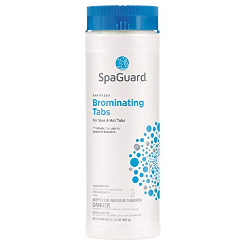 Pool Spa Water Treatment Brominating Tablets - 1.5 lb Organic Sanitizer with Variation: Pool Spa Water Treatment