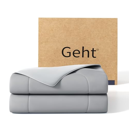 Cooling Blanket for Hot Sleepers King Frosty Light Grey 106x90 - Breathable Summer Bedding