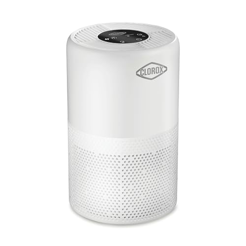 Clorox Medium Room Turbo Air Purifier with True HEPA Filter - Covers 1000 Sq Ft