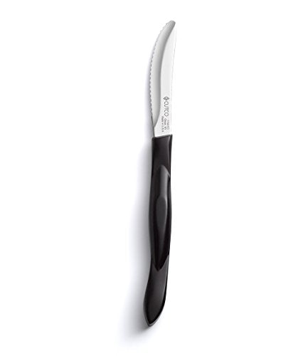 Cutco Model 1759 Table Knife with Double-D Serrated Edge - 3.4 High Carbon Stainless Steel Blade, Dark Brown Handle