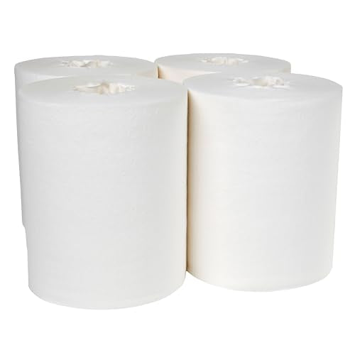 Bulk Center-Pull Paper Towels - Soft Cloth-Like Disposable Rolls, 4 x 275 Sheets