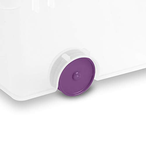 Sterilite ClearView Latch Wheeled Underbed Storage Boxes - 60 Quart, 4-Pack
