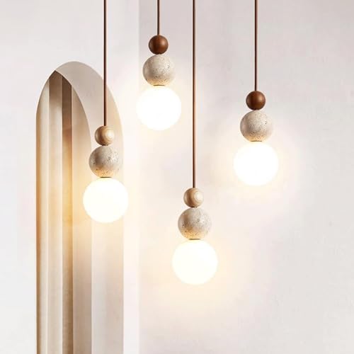 Modern Indoor Pendant Light Brown Spherical Glass Fixture for Kitchen & Bedroom - Frosted White Glass