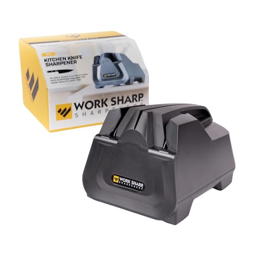 Work Sharp Black Electric Kitchen Knife Sharpener - Fast & Easy Sharpening in Drawer