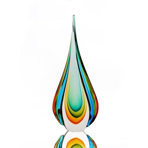 Extra Large Handmade Murano Glass Sculpture for Home Decor - 18.11in