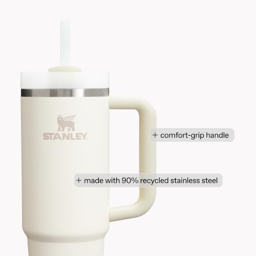 40 oz Insulated Stainless Steel Tumbler with Handle & Straw - Marina Shine Variation