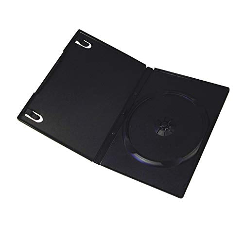 Progo 50 Pack Black DVD Cases 14mm - Standard Single Disc Storage