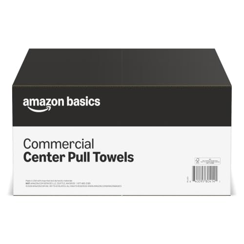 Bulk 2-Ply White Center Pull Paper Towels - 600 Sheets per Roll, Commercial Use
