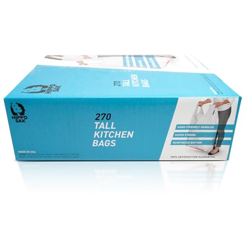 Hippo Sak - Tall Kitchen Garbage Bags with Ergonomic Handles 13