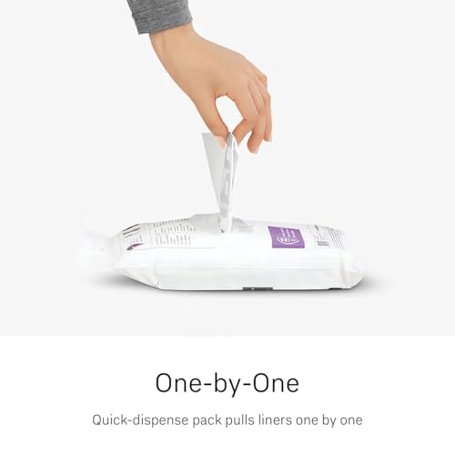 simplehuman Code J 200 Pack Custom Fit Trash Bags 38-45L Drawstring, Thick Leakproof