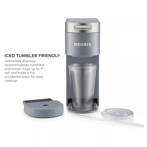 Keurig K-Iced Plus Single-Serve Iced Coffee Maker, Fits Travel Mug, Removable Water Reservoir