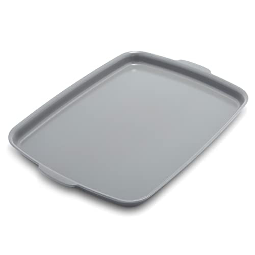 GreenPan Premiere 18x13 Inch Gray Ceramic Nonstick Half Sheet Pan - Oven & Broiler Safe
