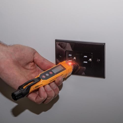 Non-Contact Voltage Tester with Laser Distance Meter - 12-1000V AC