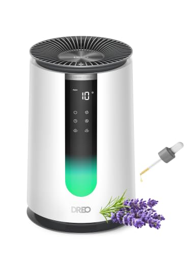 DREO White HEPA Air Purifier for Home & Bedroom - Auto & Turbo Modes