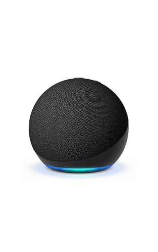 Echo Dot (Newest Model) Charcoal Smart Speaker with Alexa - Pack of 1, Device Only