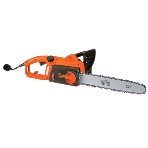 BLACK+DECKER 12 Amp 16-Inch Electric Chainsaw with Tool-Free Tensioning - Corded