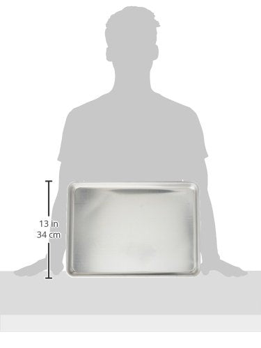 Vollrath Wear-Ever Half-Size Sheet Pan - 18" x 13" Aluminum | Open-Bead, NSF Certified