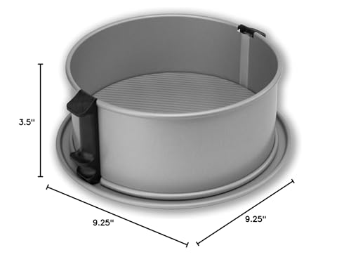 9-Inch Leak-Proof Nonstick Springform Pan for Cheesecake and Baking - USA Pan