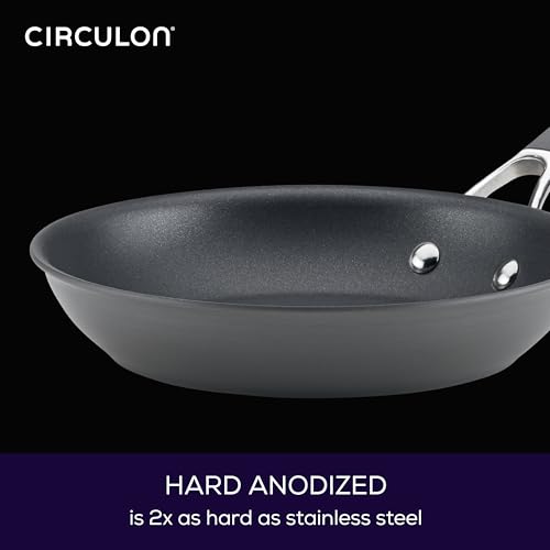 Circulon Radiance Hard Anodized Nonstick Frying Pan Set - 3 Piece Skillet Collection