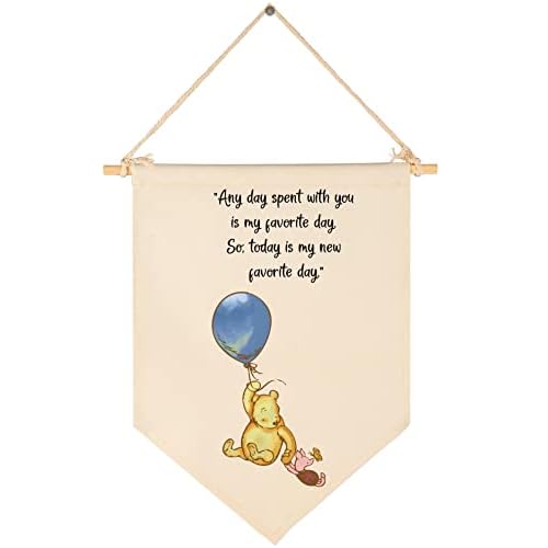 Nursery Wall Flag Decoration,Baby Bedroom Pennant Decor,Playroom Sign,Front Door Decoration,Nursery Banner Decor Gift for Boy Girl Kids,Baby Present Shower,New Home Birthday Christmas Gifts