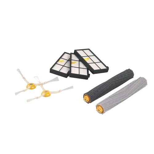 iRobot Roomba 800/900 Series Replacement Parts Kit — 1 Pack (3 Filters, 2 Side Brushes, 1 Set Rubber Brushes)