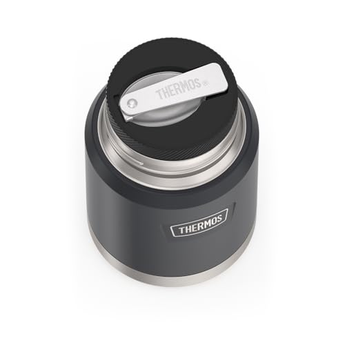 THERMOS ICON Stainless Steel Food Jar with Spoon 16oz Granite