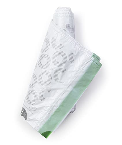 Brabantia PerfectFit Trash Bags White 6-8 Gallon Pack of 120 with Drawstring Handles - Variation of THIS listing