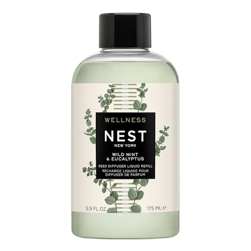Reed Diffuser Refill Wild Mint & Eucalyptus - Long-Lasting Fragrance