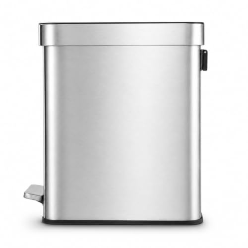 Home Zone Living 3 Gallon Slim Trash Can with Odor Control - Solid / CleanAura