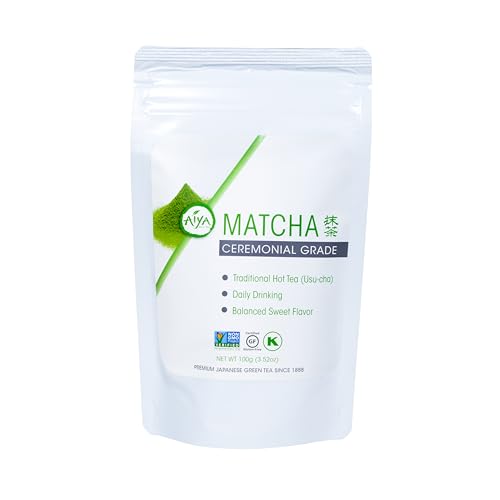 Japanese Matcha Green Tea Powder Ceremonial Grade 3.5oz - Vegan, Gluten-Free