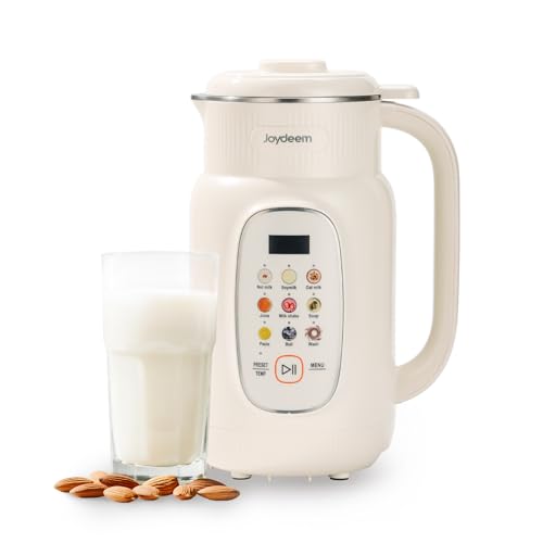 Joydeem 46oz Nut Milk Maker Machine with Adjustable Temp, Auto Clean, Plant-Based Blender