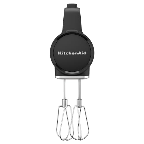 Cordless Hand Mixer with 7 Speeds - Black Matte, Battery Sold Separately