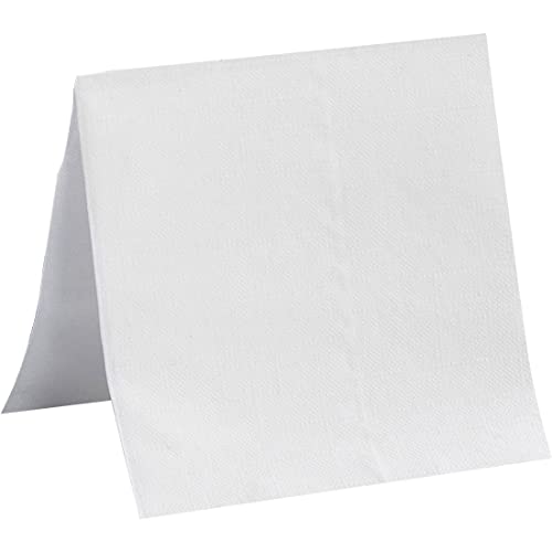 Georgia-Pacific Dixie 1-Ply Beverage Napkins - 8 Pack, White, 500 Napkins Per Pack, 4,000 Total - Disposable, Absorbent, Commercial Use