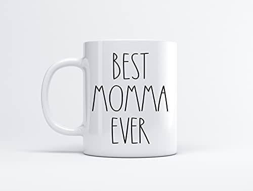 FundingCharlee Best Momma Ever Coffee Mug 11oz - Gifts for Mom Dad Christmas Birthday