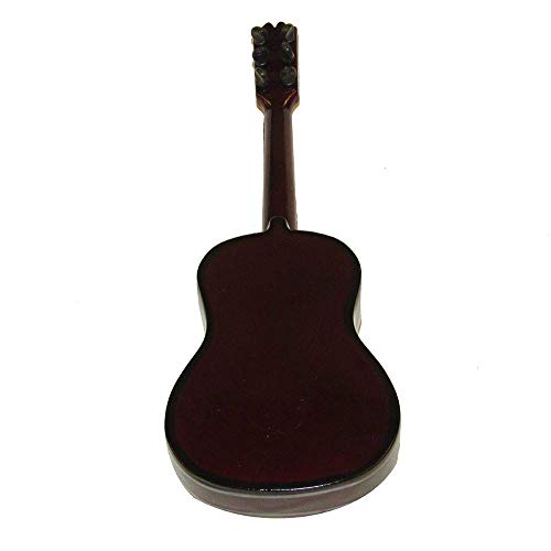 Kurt Adler 5.52in Wood Pearlized Guitar Ornament - Multi Color