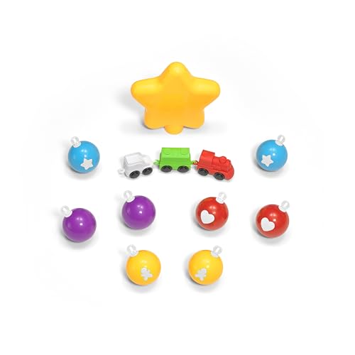 Step2 My First Christmas Tree for Kids, Interactive Train Ornament Set – Opaque Ornaments