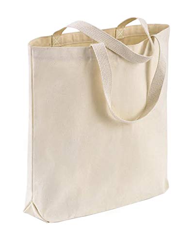 TBF Wholesale Canvas Tote Bags 15x16x3 with Bottom Gusset | Blank