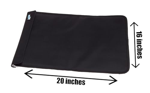 FlexiFreeze Black Party Mat Food Cooling Serving Platter – Buffet & Catering