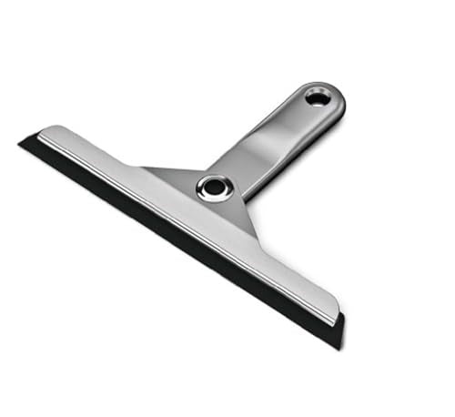 Simplehuman Foldaway Shower Squeegee - Streak-Free Glass Cleaner with Suction Holder