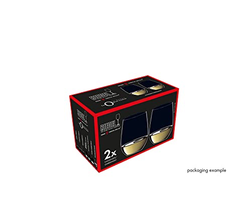 Riedel O Wine Tumbler Viognier/Chardonnay Set of 2 - 4.2 Ounces, Stemless, Dishwasher Safe