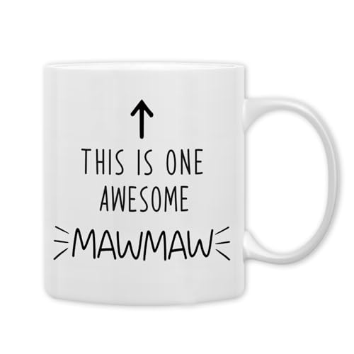 Mawmaw Gifts Mug – QASHWEY 11oz Ceramic Coffee Cup for Grandma | Mawmaw Variant