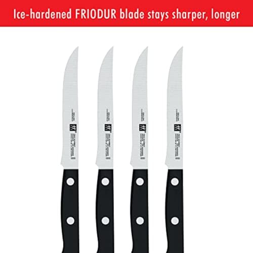 Zwilling Twin Gourmet Steak Knives Set of 4, Friodur Ice Hardened