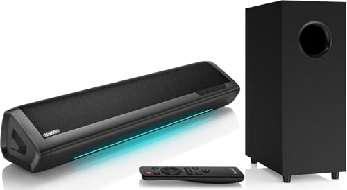 Home Theater Sound Bar with Subwoofer for TV and PC, Surround System
