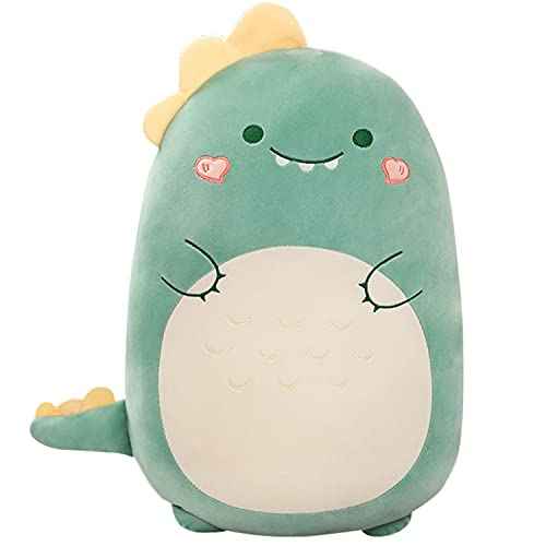 Dinosaur Plush Hugging Pillow Cute Stuffed Animal Plush Toy Soft Cartoon Plushie Sleeping Pillow for Kids(Dinosaur, 45cm/17.71in)