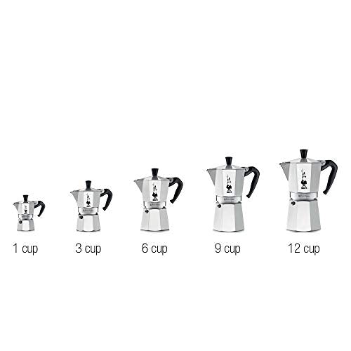 Bialetti 12-Cup Moka Express Espresso Maker with Wooden Stirring Spoon Bundle