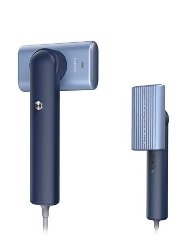 Nexdoo Blue G9 2-in-1 Travel Handheld Clothes Steamer - 1200W, Lightweight, Dual-Use for Home & Travel